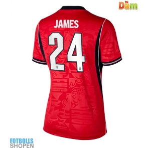 Billiga England Reece James #24 Bortatröja Dam VM 2026 Kortärmad